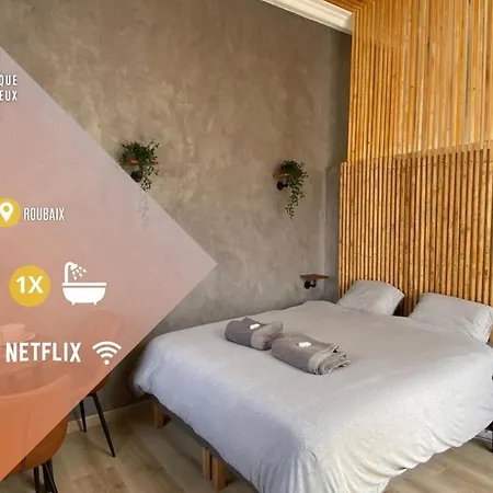 Lille Private Shower & Netflix 아파트